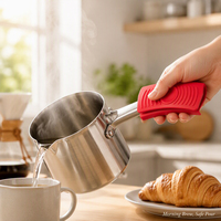 Pegangan Panci Bebas BPA Multifungsi, Penahan Panas untuk Panggangan dan Wajan, Pegangan Panci dan Wajan Silikon untuk Dapur