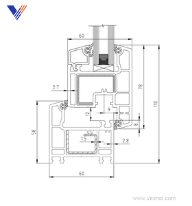 <span class=keywords><strong>Finestra</strong></span> in PVC per Ottimizzare Luce Naturale e Ventilazione in Piccoli Negozi Commerciali e Aree Ufficio - Product Image 6