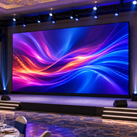 Mur vidéo LED professionnel d'intérieur haute performance, affichage couleur intégrale pour fond de scène et location événementielle