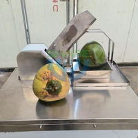 Machine automatique pour défibreur de noix de coco, machine à couper les noix de coco fraîches vertes, machine à couper les noix de coco jeunes en deux moitiés