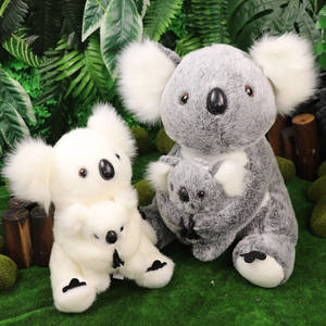 Ruunjoy simulation koala peluche poupée koala poupée zoo souvenir simulation animal sauvage peluche jouet look réaliste peluche - Product Image 4
