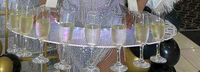 Plateau d'épaule lumineux à LED, plateau de serveur en acrylique pour champagne et cocktails