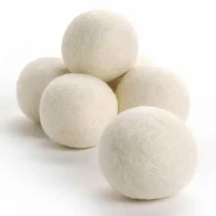 100% Organic Handmade Dryer Ball Hypoallergenic Hand-Felted Reusable Wool Dryer Balls