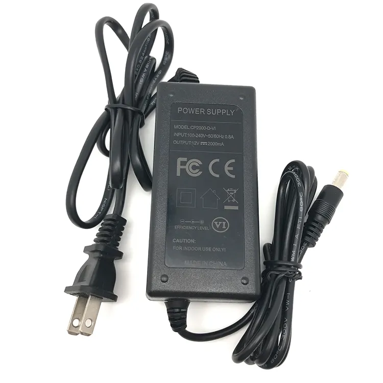 CCTV 카메라 LED 24W 전원 어댑터 용 고품질 12V DC 2AMP 데스크탑 전원 어댑터 2A AC/DC 전원 공급 장치