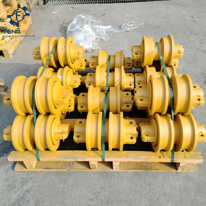 Ходовая часть бульдозера <span class=keywords><strong>D20</strong></span> D3 D30 D31 D3L D3C D37 D3D D4C D40 D4D D4H D41 D45 D50 D5 стальной гусеничный каток нижний ролик - Product Image 1