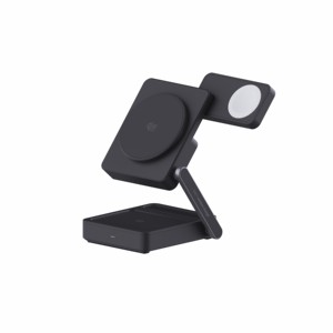 <span class=keywords><strong>Chargeur</strong></span> sans fil 3-en-1 pour <span class=keywords><strong>iPhone</strong></span> 17, 16e, 16, 15, 14, 13, 12, <span class=keywords><strong>11</strong></span>, X Pro Max et <span class=keywords><strong>Apple</strong></span> <span class=keywords><strong>Watch</strong></span> - Station de charge sans fil pour AirPods 4, 3 - Product Image 5