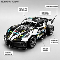 Nouveau modèle 2026 : Voiture télécommandée tout-terrain 4x4 2,4 GHz, modèle squelette simulé, prête à l'emploi, idéale pour les enfants et les anniversaires