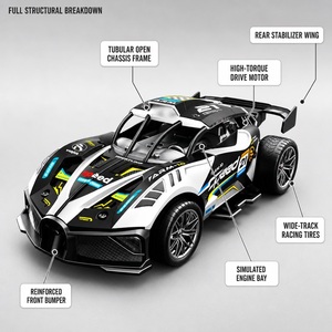 Nouveau modèle 2026 : Voiture télécommandée tout-terrain 4x4 2,4 GHz, modèle squelette simulé, prête à l'emploi, idéale pour les enfants et les anniversaires - Product Image 3