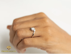 Elegante Anillo con Diamante Cultivado en Laboratorio, Corte Ilusión, Diamante E VS Creado en Laboratorio, Joyería de Compromiso y Aniversario para Mujer - Product Image 4