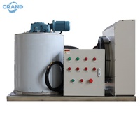 Machine à glace industrielle en flocons d'eau douce de grande capacité 1t 2t 2.5t