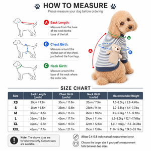 Cotton Striped Dog Sweater Long Sleeve Pocket Bear Doll Decor Curved Hem Cute Casual Autumn Winter Pet Clothes For Small Medium - Product Image 2