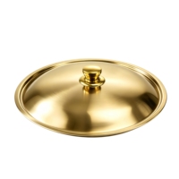 Réchaud de buffet 4 pièces avec brûleur à alcool, capacité 5,3 qt/5 L, contrôle de température 60-80°C, construction en acier inoxydable pour