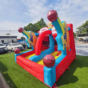 Juego <span class=keywords><strong>de</strong></span> Baloncesto Inflable Comercial para Interiores con Aro <span class=keywords><strong>de</strong></span> Doble <span class=keywords><strong>Tiro</strong></span> para Parques <span class=keywords><strong>de</strong></span> Aventura y Jardines <span class=keywords><strong>de</strong></span> Infancia - Product Image 6