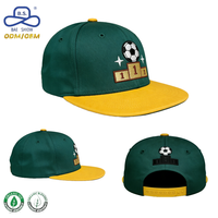 Casquettes Snapback en Coton Colorées à 6 Panneaux de Haute Qualité pour Fans de Football OEM, avec Logo Personnalisé, Populaires pour Unisexe