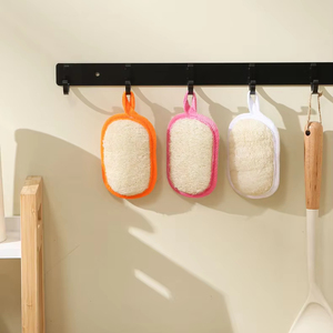 Éponge en loofah pour laver la vaisselle, essuyer la vaisselle dans la cuisine, chiffon de nettoyage ménager, brosse en pulpe de loofah, ustensile de nettoyage - Product Image 3