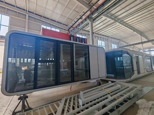 Capsula Spaziale Pieghevole di Lusso per Glamping all'Aperto, Modulo Prefabbricato per Hotel, Pod per Resort, <span class=keywords><strong>Casa</strong></span> Mobile per Parchi e Alloggi Temporanei - Product Image 5