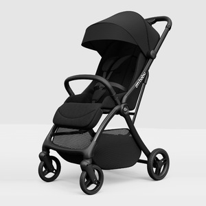 รถเข็นเด็กออมโบบูสีเขียว รับน้ำหนักได้ 15 กก. โครงโลหะสี่ล้อ ปรับเอนได้ - Product Image 2