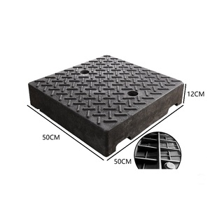 Rampe de seuil industrielle <span class=keywords><strong>en</strong></span> caoutchouc, plate, antidérapante, <span class=keywords><strong>pour</strong></span> trottoir, bloc de rampe portable, pont de passage <span class=keywords><strong>pour</strong></span> fauteuil roulant, <span class=keywords><strong>pour</strong></span> entrée et trottoir - Product Image 6