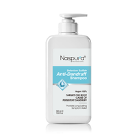 Sampo Anti-Ketombe Naspura Selenium Sulfide 300ml Formula Vegan Perawatan Kulit Kepala Tahan Lama