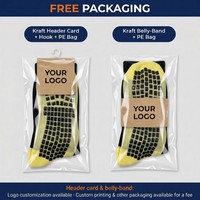 Chaussettes de sport en coton respirant à coupe basse pour jeunes, antidérapantes, écologiques, personnalisées, haute performance, pour le football et la gym