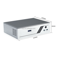 Minirestante Mini-ITX de Aluminio para Servidor, Portátil y Personalizado, Ordenador PC Industrial, HTPC de Escritorio Fino, 2U, Disponible en Acero