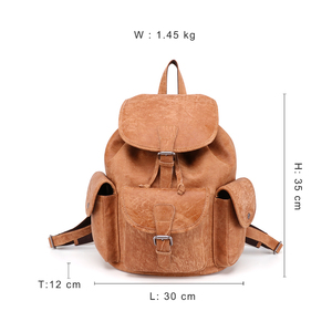 Zaini sportivi Casual <span class=keywords><strong>zaino</strong></span> in vera <span class=keywords><strong>pelle</strong></span> borse da scuola zaini con coulisse per donna - Product Image 3
