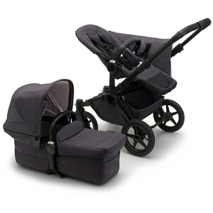 รถเข็นเด็กแบบขยายได้พร้อมเปลนอนและเบาะนั่งสำหรับเด็กเล็ก - Product Image 3