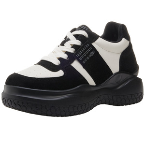 Chaussures de marche compensées tendance 2026 personnalisables avec logo pour le dropshipping – Chaussures Y2K légères en PU pour femmes, rehaussant la taille - Product Image 4