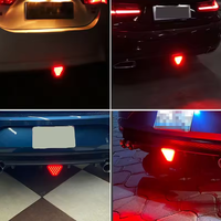 F1 Style stroboscopique LED feux de freinage feux arrière feux arrière Flash avertissement automatique feux de sécurité DRL 12V pour voiture moto