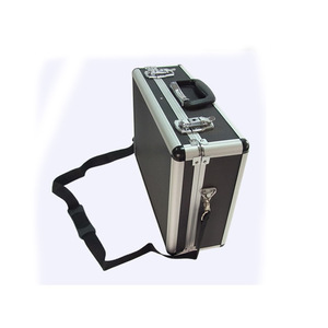Grande boîte à outils en aluminium pour tatouage, étui de rangement noir pour kit de machine à tatouer et fournitures - Product Image 3