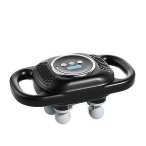 Electric Massage Gun 4 Heads Brushless Motor 12 Speed Levels Deep Tissue Therapy Rechargeable For Back Neck Shoulder Massage - Product Image 1