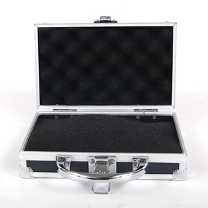 Aluminum <b>Storage</b> Case For Kids School Supplies <b>Mini</b> Portable Toolbox Organizer Rectangle Fiberboard Interior Customizable Color - Product Image 2