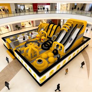 Château gonflable sur <span class=keywords><strong>le</strong></span> thème des dessins animés, parc d'attractions, jeux de terrain de <span class=keywords><strong>jeu</strong></span> pour événements - Product Image 2