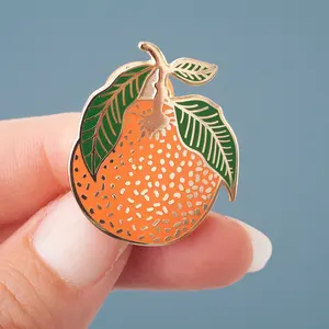 Juicy Orange Fruit Keychain Fun and Vibrant Fruit-shaped Keyring Accessory Fruit Key Accessory