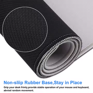 대량 맞춤 패턴 인쇄 게이밍 마우스 패드 열전사 인쇄 미끄럼 방지 천연 고무 베이스 OEM ODM 데스크 매트 - Product Image 2