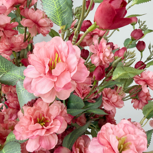 Fleur artificielle de camélia sauvage pour la décoration de salon, de table à manger, bouquet de <span class=keywords><strong>fleurs</strong></span>, fleur ornementale pour magasin de vêtements - Product Image 2