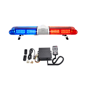 Barra de luz Led estroboscópica con sirena para policía, luz de advertencia de tráfico, emergencia, 1200Mm, rojo y azul, venta - Product Image 3