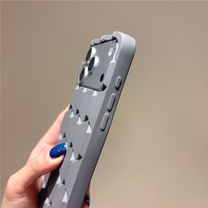 เคสโทรศัพท์มือถือกันกระแทก TPU ลายรังผึ้ง 3 มิติ สำหรับ iPhone 17 16 15 14 13 12 pro max ดีไซน์ลายรูปทรงข้าวหลามตัด - Product Image 4