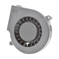 Ventilateur soufflant 12V/24V DC 75x75x30mm à roulement à billes, durée de vie de 70 000 heures, pales en plastique, ventilateur de refroidissement d'air OEM ODM