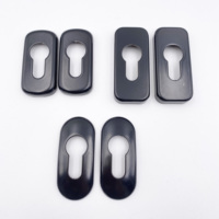 Accessoires de quincaillerie pour porte en aluminium, cache-cylindre de serrure ES01