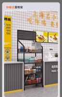 Étagères à snacks en acier au carbone, résistantes à la rouille, pour boissons, petits aliments, jouets, magasins de proximité, étagère de rangement multi-niveaux
