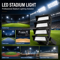 Projecteur LED Sportif 500W Anti-Éblouissement IP66 Étanche en Aluminium pour Stades Extérieurs Garantie 5 Ans pour Football et Basketball