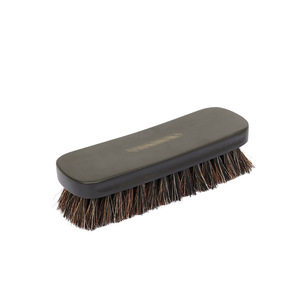 Cepillo para zapatos de crin de caballo Yinste, negro, de madera maciza, para limpiar y pulir zapatos de cuero - Product Image 5