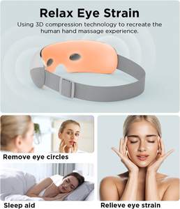 Zusammen klappbares beheiztes Augen <span class=keywords><strong>massage</strong></span> gerät mit vibrations-und musik entspannendem <span class=keywords><strong>Massage</strong></span> produkt mit Sprach ansage - Product Image 4
