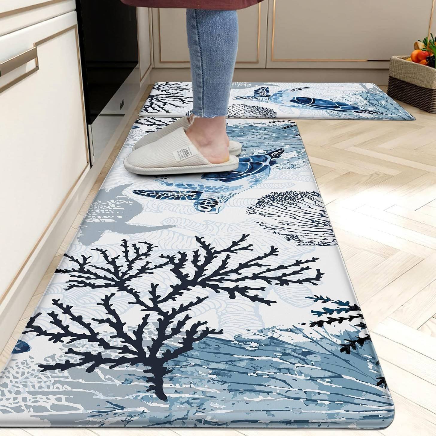 Tapis de cuisine abstrait JN-3