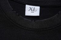 T-shirt Streetwear Homme Oversize Imprimé Manches Longues, Style Rétro Délavé et Destructuré, avec Empiècements Contrastants, Personnalisable OEM