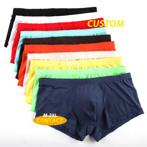 Wholesale <strong>Men's</strong> Mesh Ice Silk Underwear Breathable Summer Boxer <strong>Briefs</strong> for <strong>Men</strong> - Product Image 1