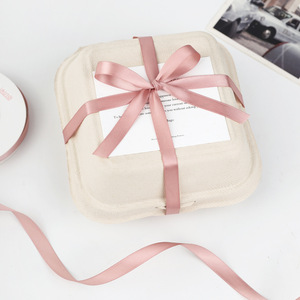 Nine-Colored Ribbon Satin Ribbon 1Cm Polyester Classic Solid Woven Gift Packaging Diy Hair Braiding Cake Decoration - Product Image 3
