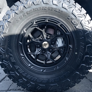 Jantes de voiture et de SUV Hunt Auto 5x127 5x110 5x130 22 24 26 pouces, jantes tout-terrain pour Jeep Wrangler Toyota Land Cruiser - Product Image 2