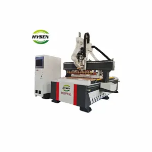 Máquina enrutadora CNC ATC 1325 de alta precisión para carpintería para la industria de muebles, máquina de carpintería para hacer puertas de madera